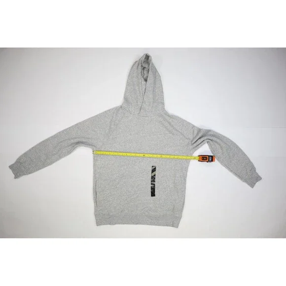 Banana Republic Hoodie Mens Large Gray Clean Fleece Pullover Heat Gry New NWT - Picture 4 of 12
